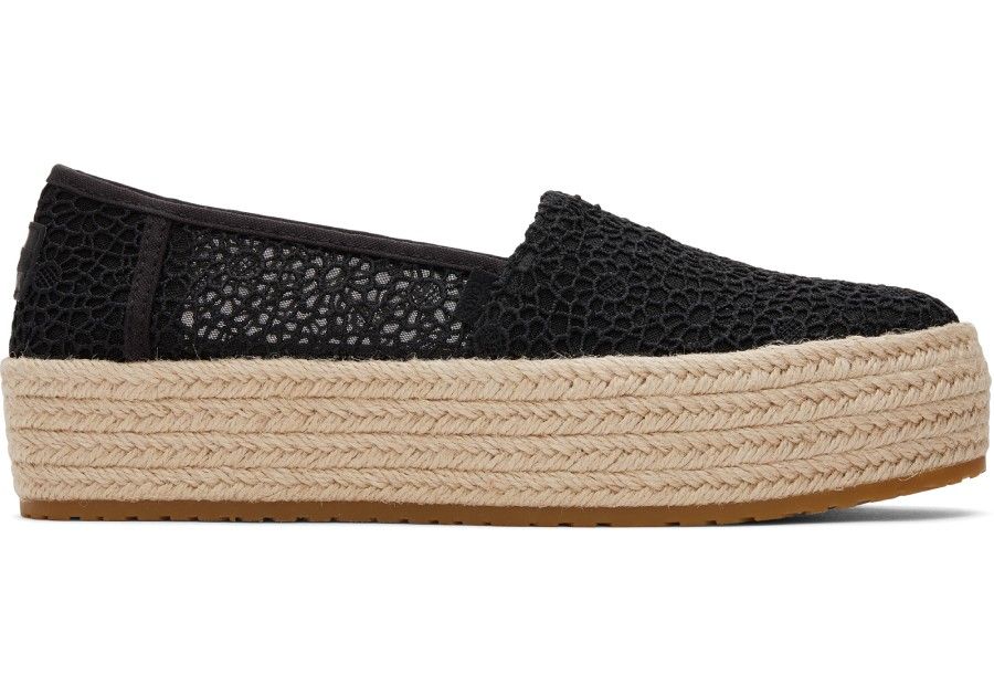 Valencia Moroccan Crochet Black