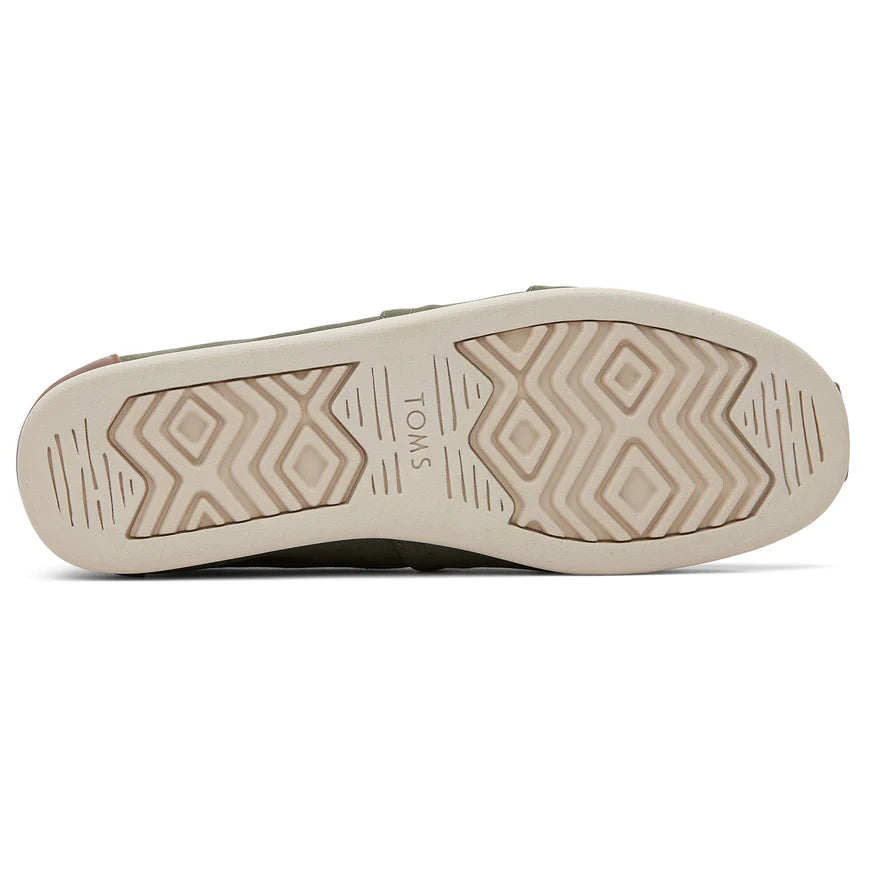 Alpargata Dark Sage Green Synthetic Trim