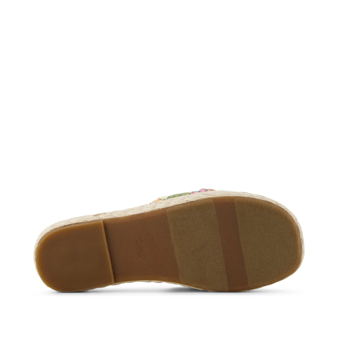 Abby Slide Platform Knot Sandal - Multicolor Birds of Paradise