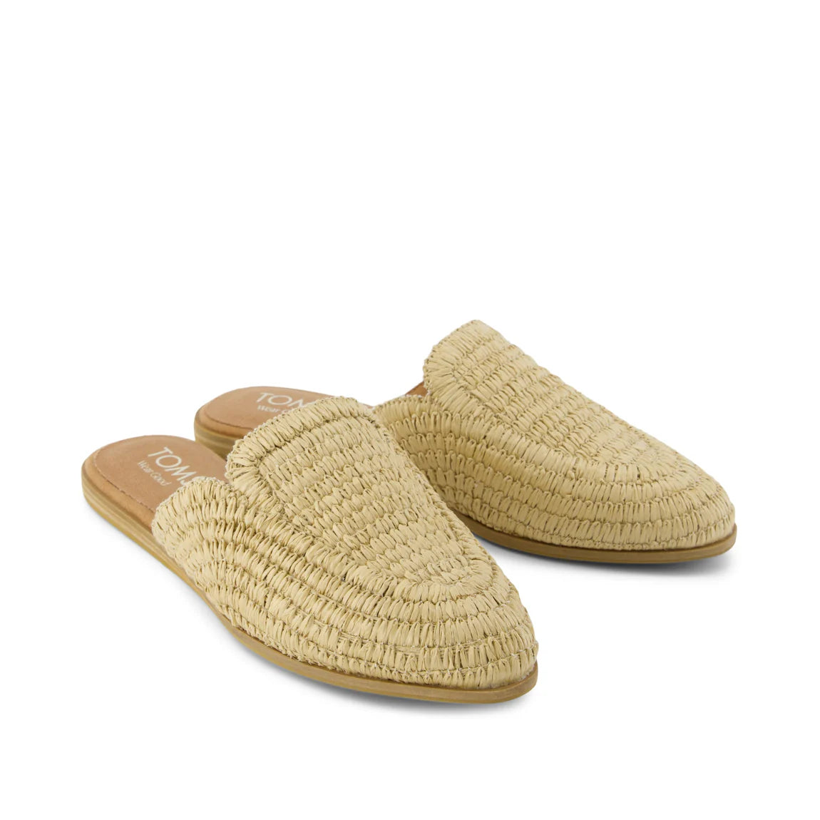 Jade Flats - Almond Raffia
