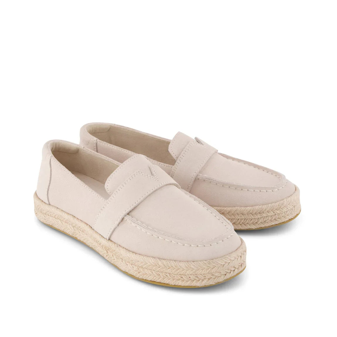 Blakely Loafer Espadrille | Soft Grey Suede