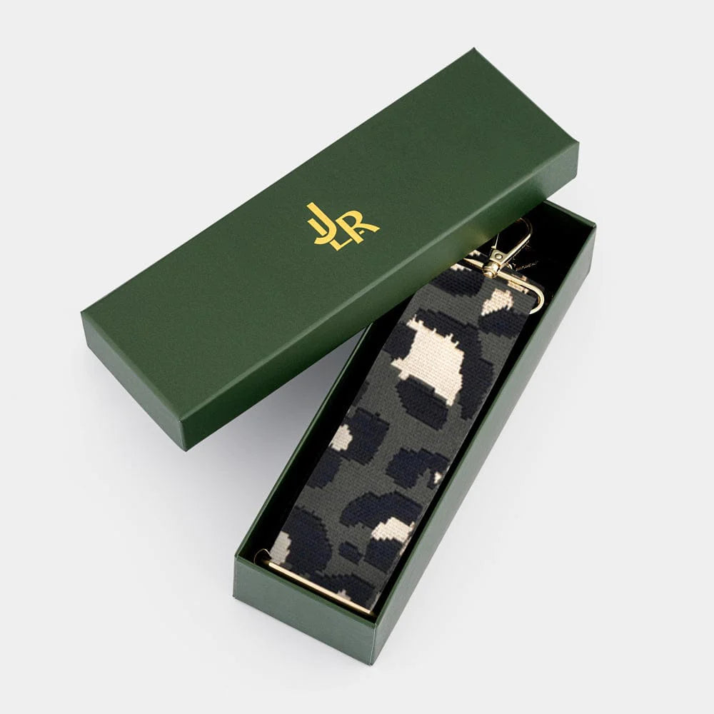 Luxe Dark Grey Camo Bag Strap