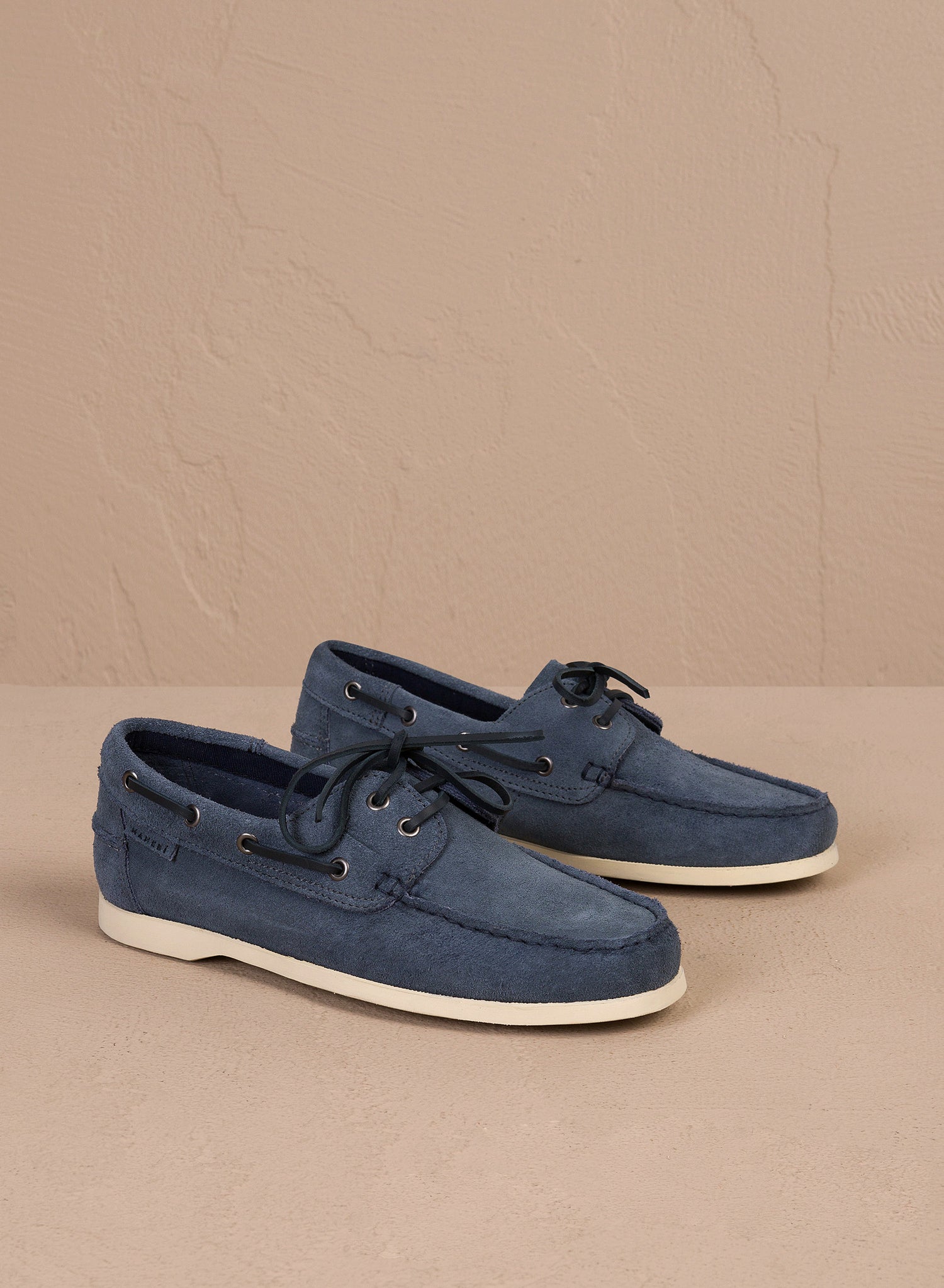 Suede Boat Shoes Espadrilles - Patriot Blue