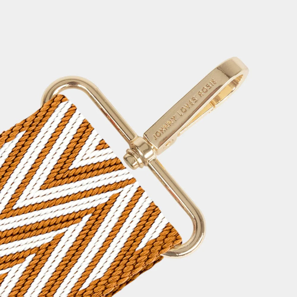 Luxe Kori Fawn Zig Zag	Bag Strap