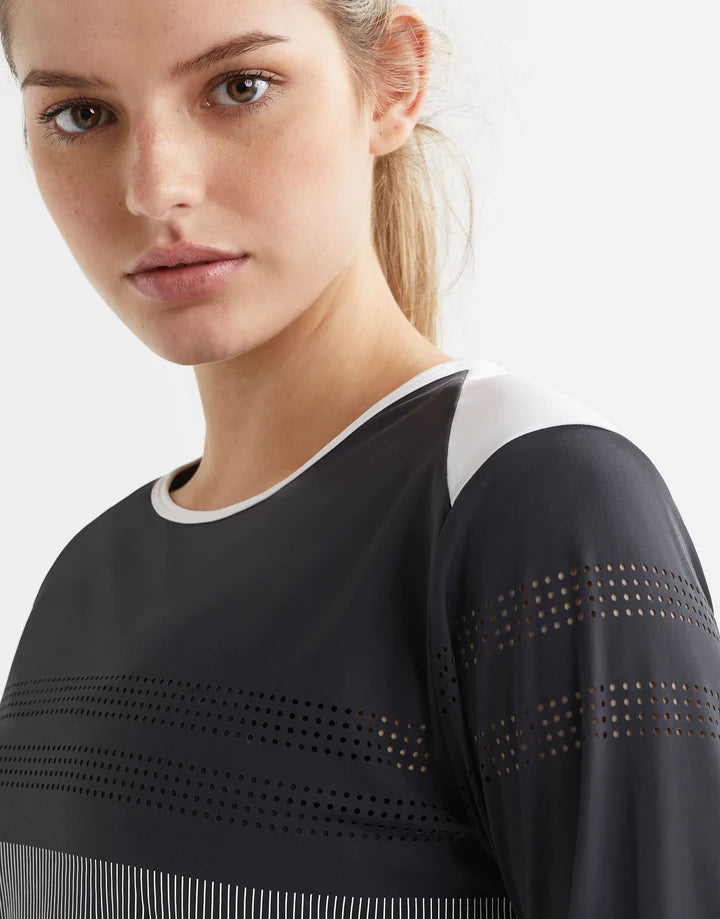 Bella Long Sleeve Top - Black