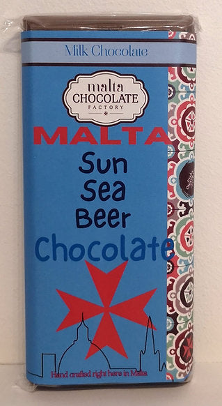 Sun, Sea, Beer Milk Chocolate Bar