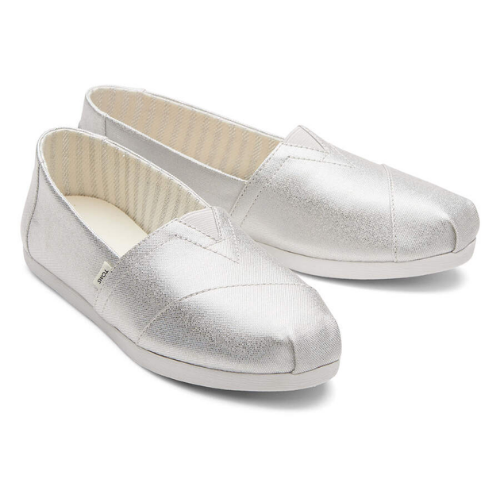 Glimmer Espadrille Silver