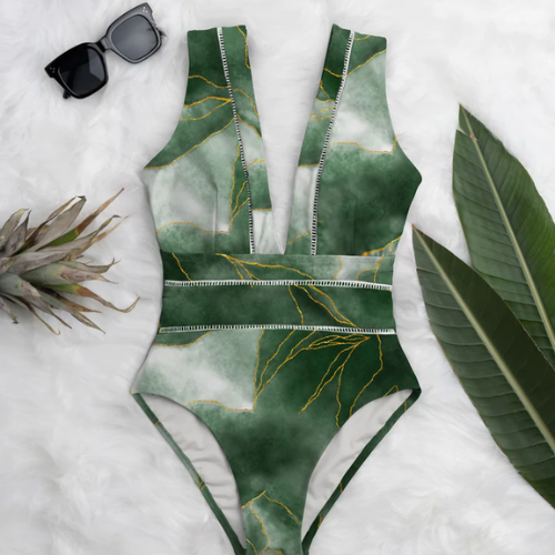 Jade DEEP PLUNGE ONE-PIECE