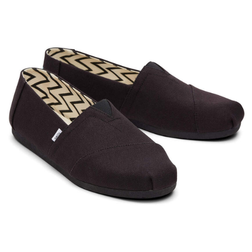 Alpargata Recycled Cotton Canvas Black