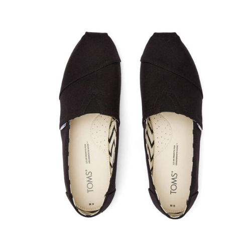 Alpargata Recycled Cotton Canvas Black