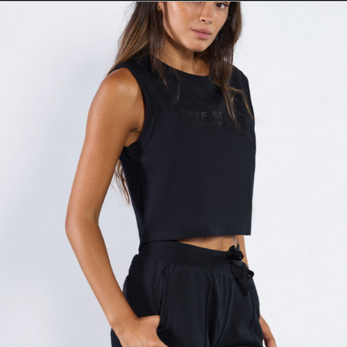 Signature Bespoke Black - Cropped Tank