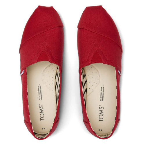 Alpargata Recycled Cotton Canvas Red