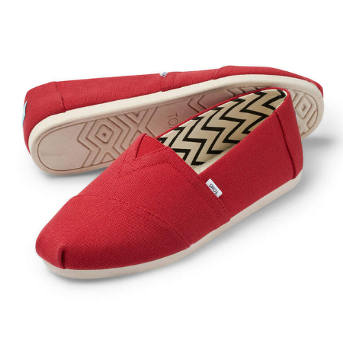 Alpargata Recycled Cotton Canvas Red