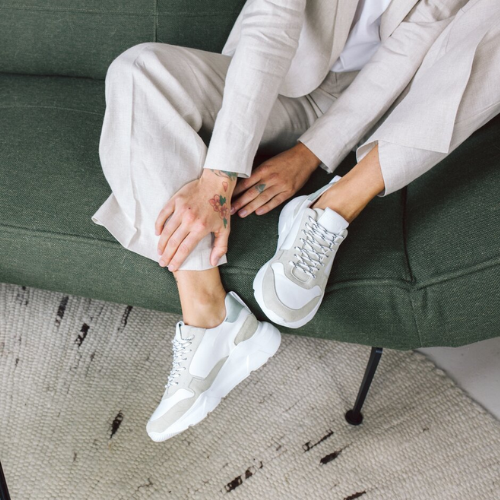 The mint chunky sneakers