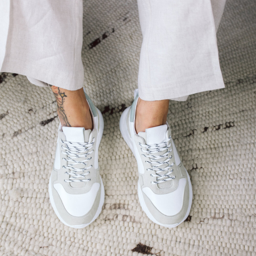 The mint chunky sneakers