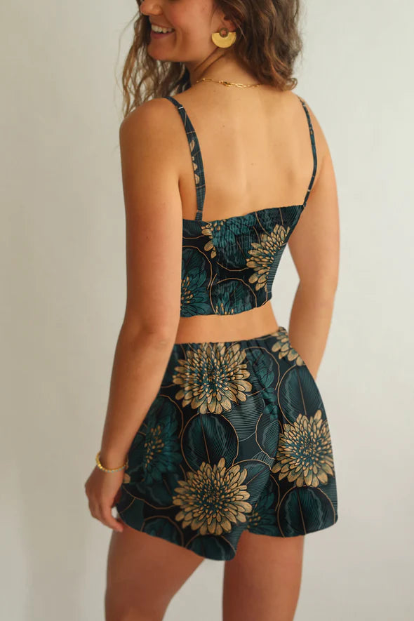 Nori Crop Top & Shorts Set