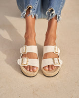 Organic Hemp Nordic Sandals La Havana White