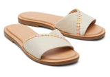 Shea Fog Leather Slide Sandal