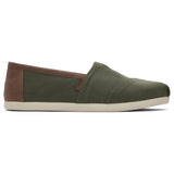 Alpargata Dark Sage Green Synthetic Trim