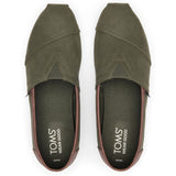 Alpargata Dark Sage Green Synthetic Trim