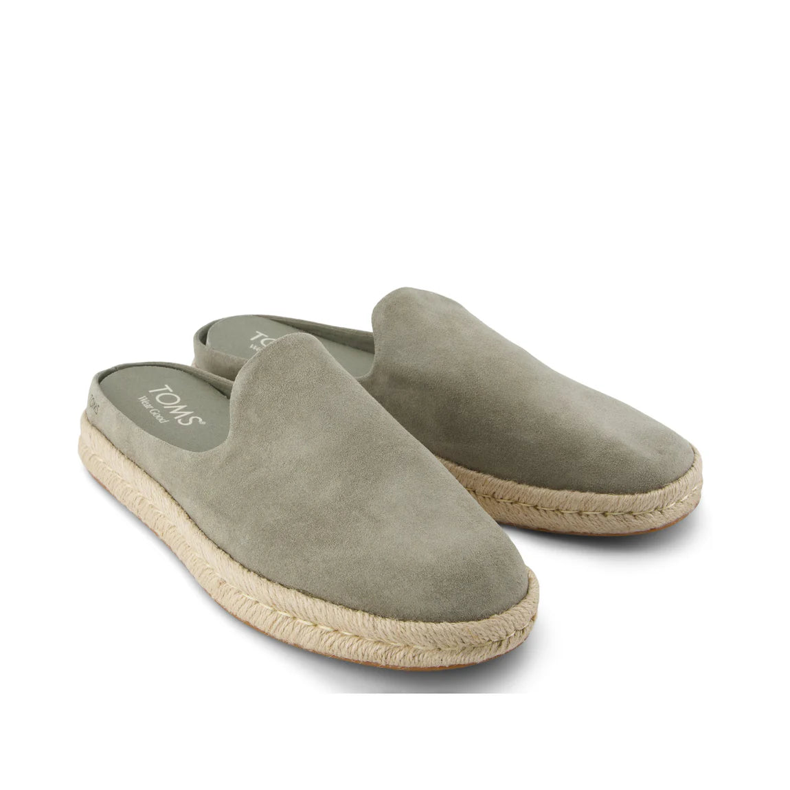 Men's Santiago Mule - Vetiver Grey Suede