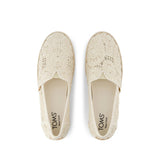 Valencia Platform Espadrille - Natural Crochet Lace