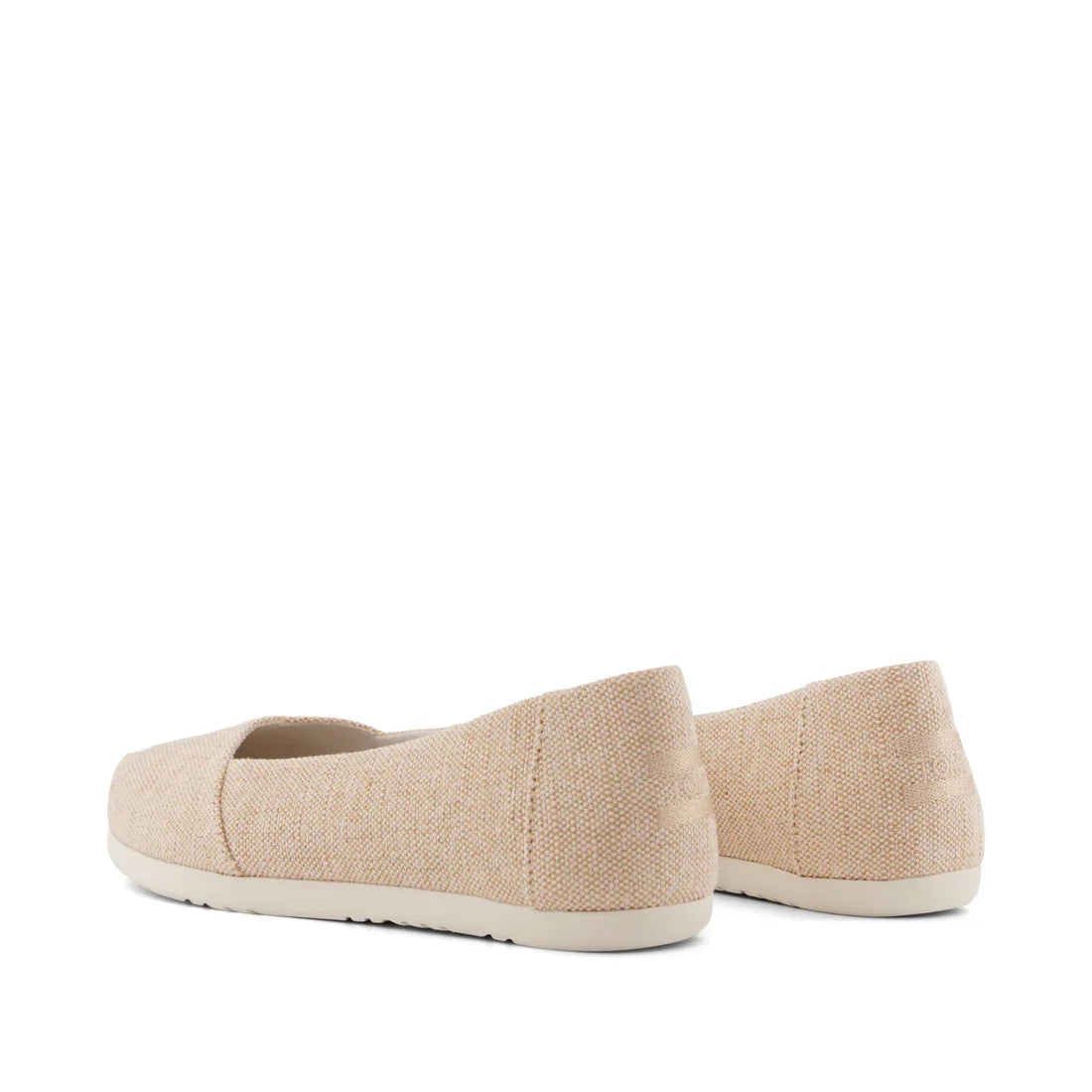 Women's Ballet Flat Alpargata | Beige Sparkle Woven