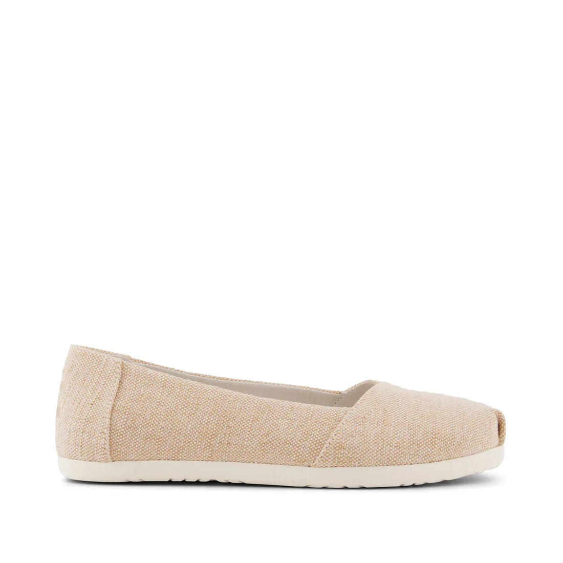 Women's Ballet Flat Alpargata | Beige Sparkle Woven