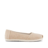 Women's Ballet Flat Alpargata | Beige Sparkle Woven