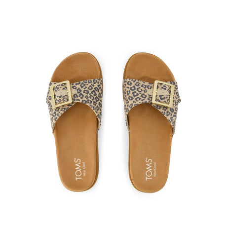 Marin Slide Sandal | Leopard Print