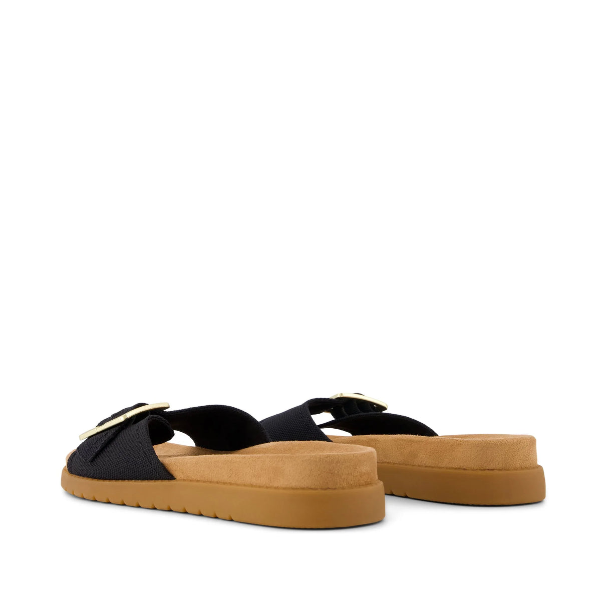 Marin Slide Sandal | Black Canvas