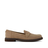 Marie Loafer | Taupe Suede