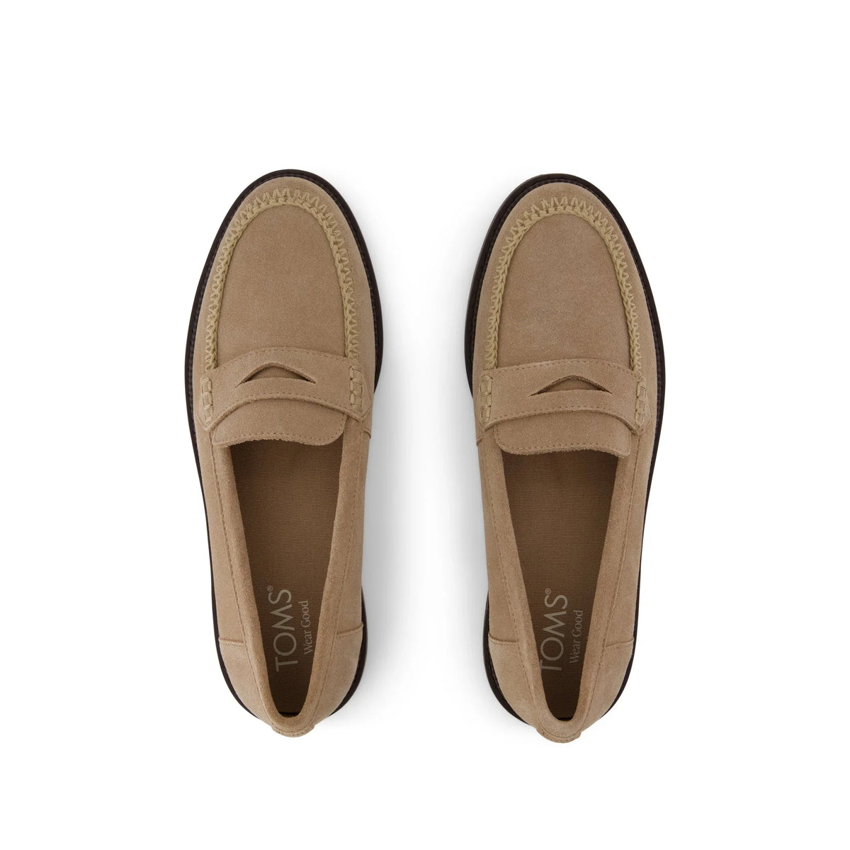 Marie Loafer | Taupe Suede