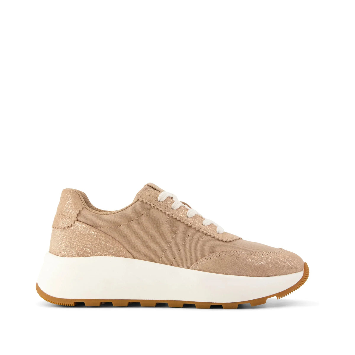 Women's TRVL Lite Wedge Sneaker | Taupe Vintage Twill