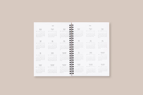 2026 Spiral Diary Gold