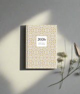 2026 Hardbound Daily Diary Gold