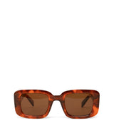 Ema-2 round recycled square sunglasses Chili