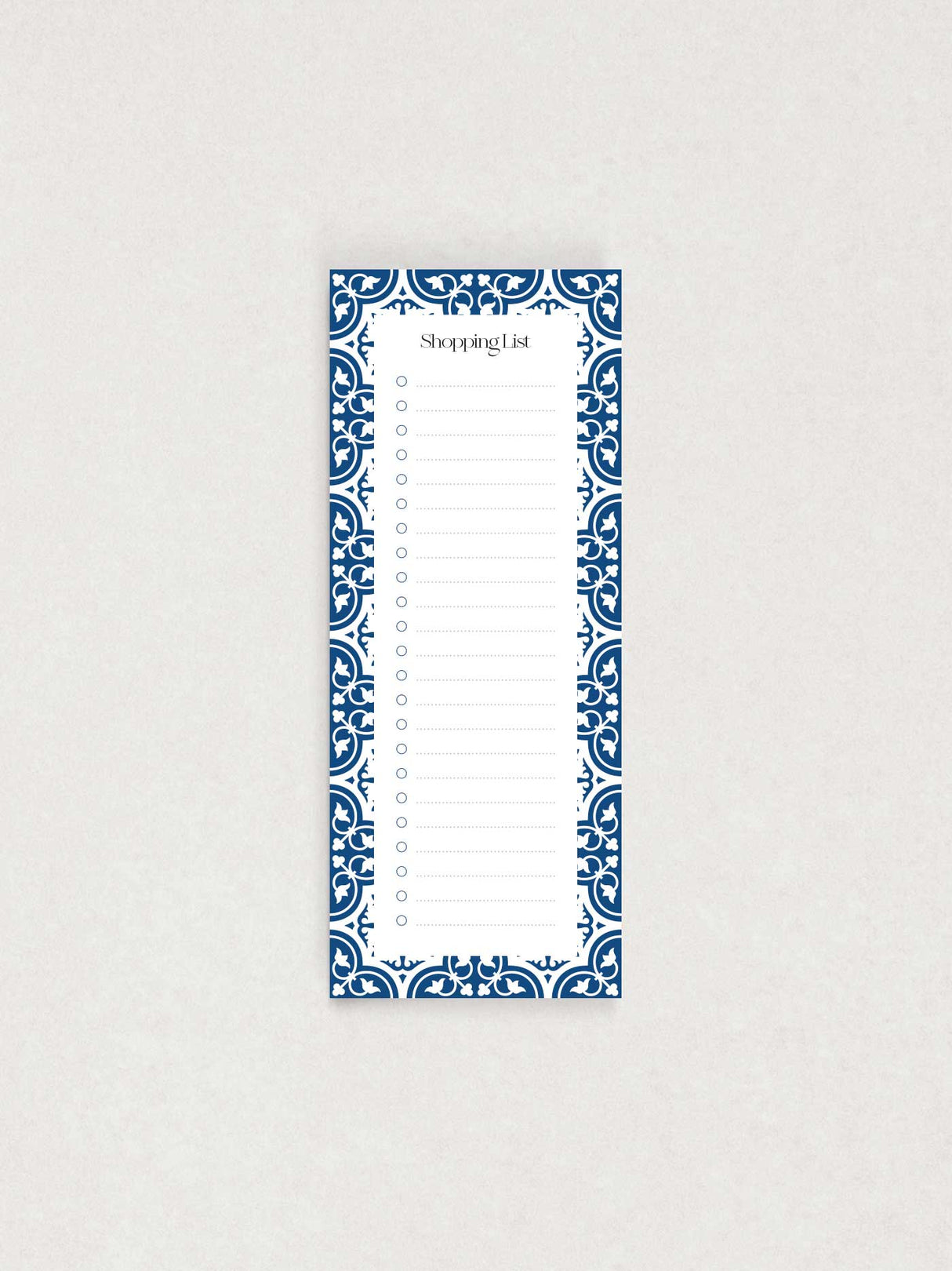 Blu Car Shopping List