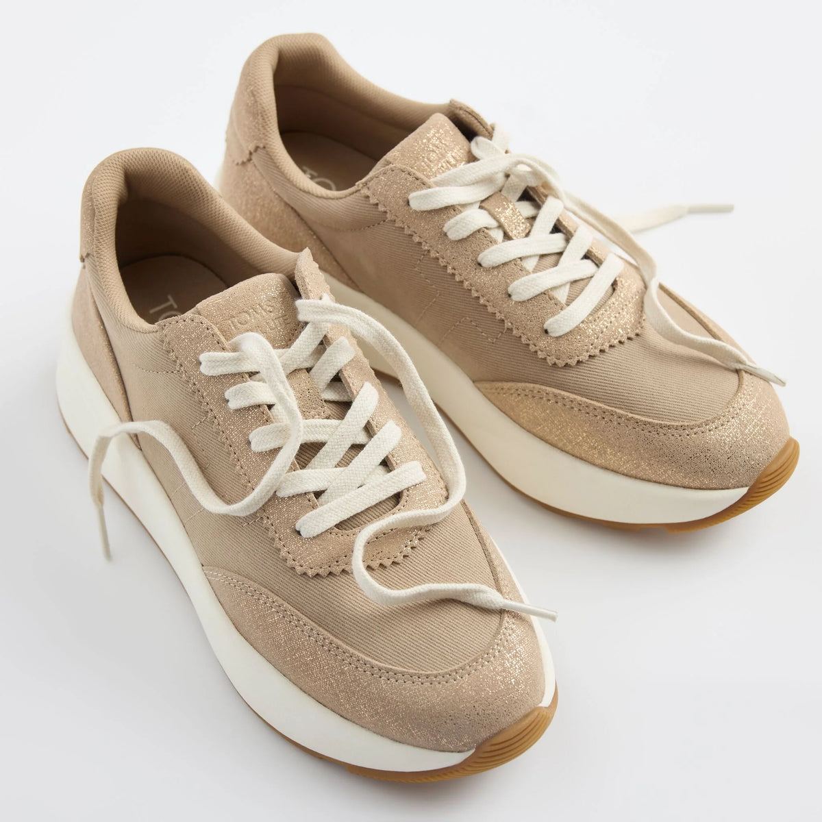 Women's TRVL Lite Wedge Sneaker | Taupe Vintage Twill