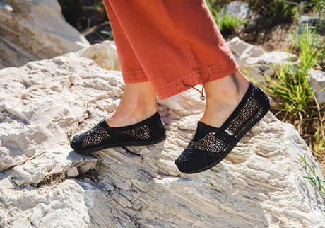 Alpargata Moroccan Crochet Black