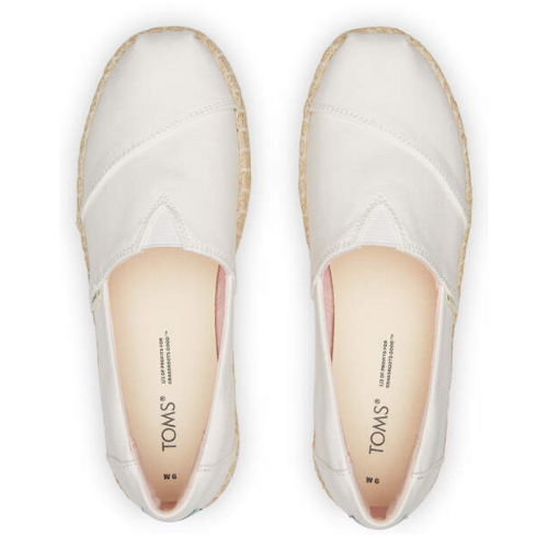 Alpargata High Platform White