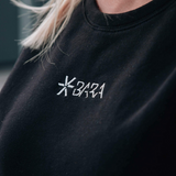 Unisex Black Oversized Sweater