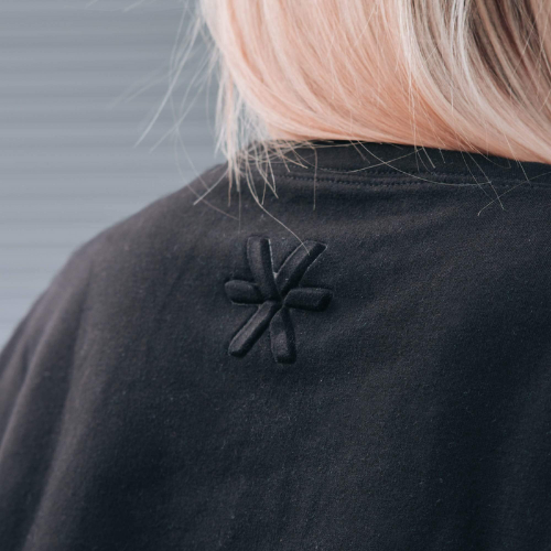 Unisex Black Oversized Sweater