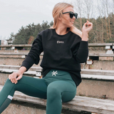 Unisex Black Oversized Sweater