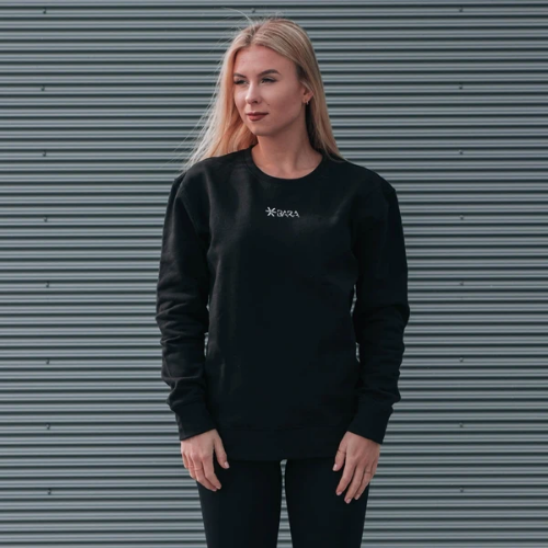 Unisex Black Oversized Sweater