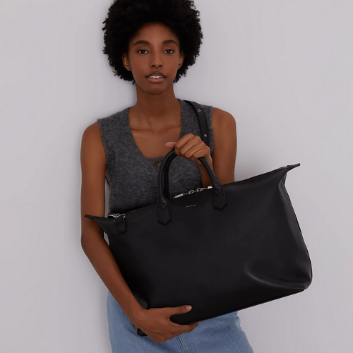ABBILG Loom Vegan Weekender Bag Black Coach I Lifestyle