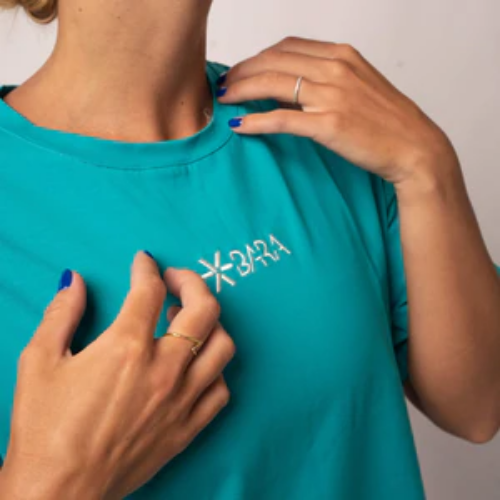 Teal T-Shirt Dress