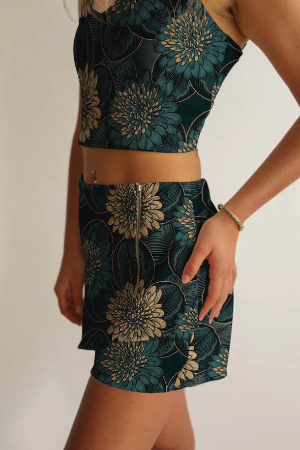 Nori Crop Top & Shorts Set