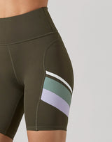 Tilly 7" Bike Shorts in Olive