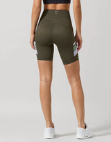 Tilly 7" Bike Shorts in Olive
